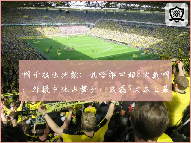 帽子戏法次数：扎哈维中超8次戴帽，外援中独占鳌头，武磊5次本土最多