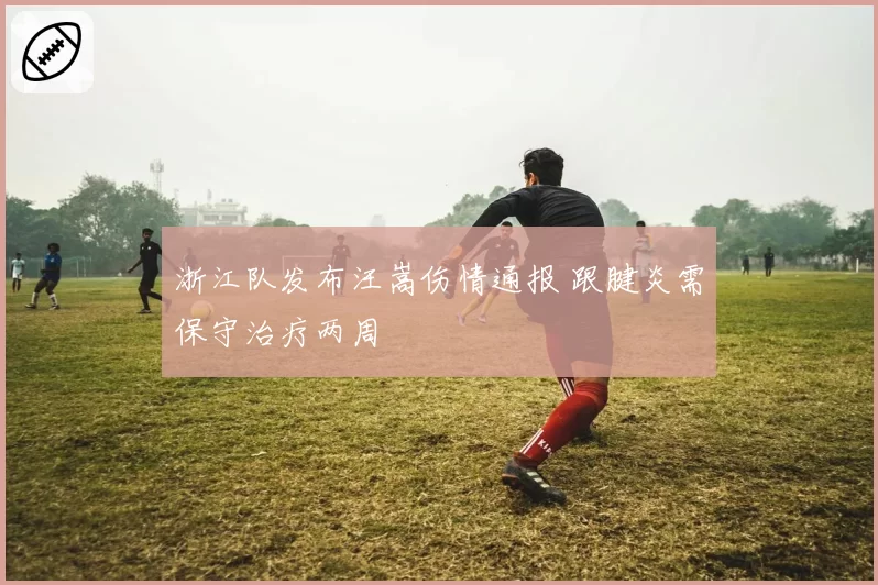 浙江队发布汪嵩伤情通报 跟腱炎需保守治疗两周